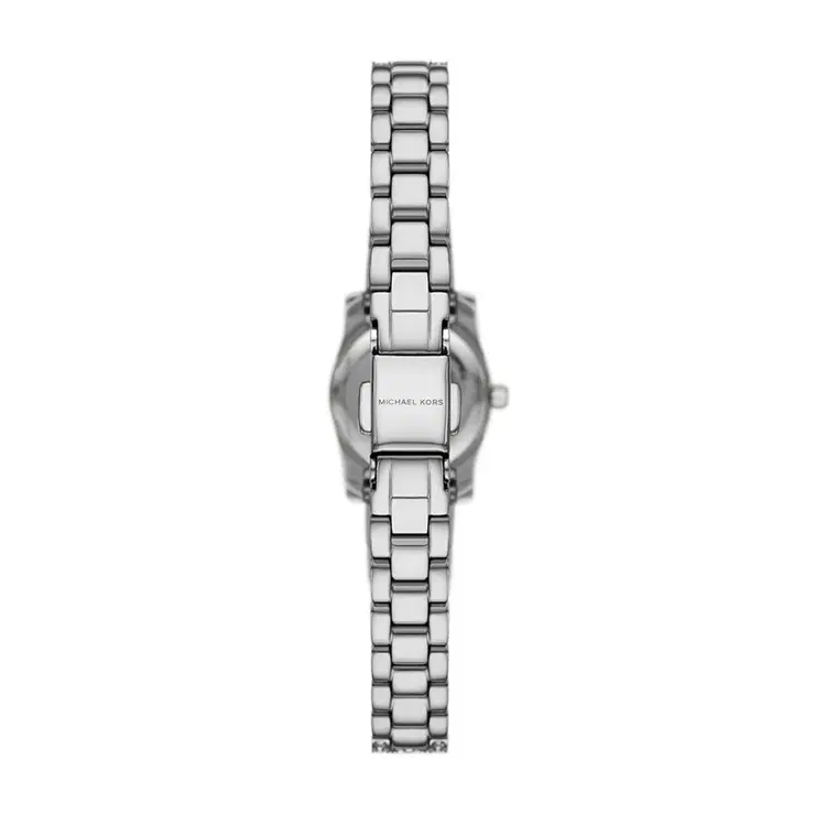 Michael Kors Mini Lexington Pave Silver-Tone Women's Watch