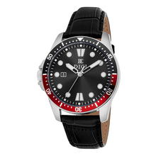 DICI Milano Rolmo watch for men with black leather