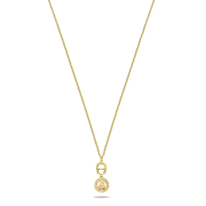 Aigner Serafina Gold Crystal Pendant Necklace
