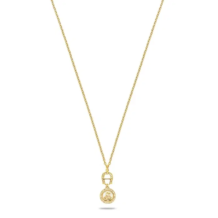 Aigner Serafina Gold Crystal Pendant Necklace