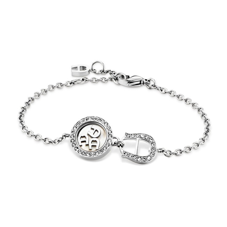 Aigner ladies bracelet steel silver with crystal