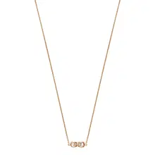 Aigner ALLEATA Ladies Rose Gold Necklace with Signature Design