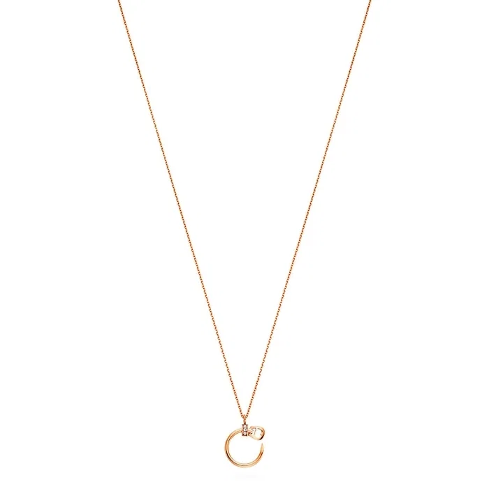 Aigner MATILDA Ladies Rose Gold Short Necklace with Pendant