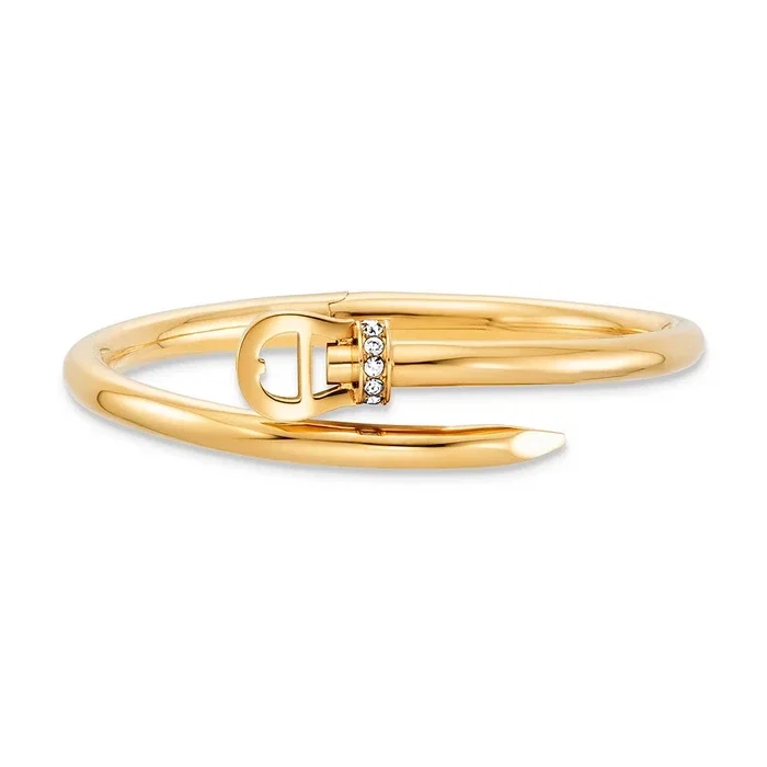Aigner MATILDA Ladies Gold Bangle with Crystal Detail