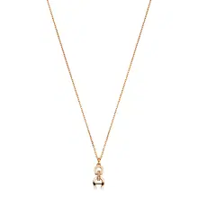 Aigner GALERIA Ladies Rose Gold Short Necklace with Pendant
