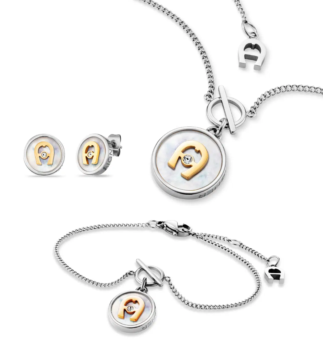 Aigner Women's Silver Jewelry Set