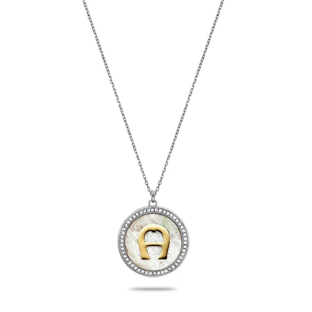 Aigner BRUNELLA Silver Gold Ladies Long Necklace
