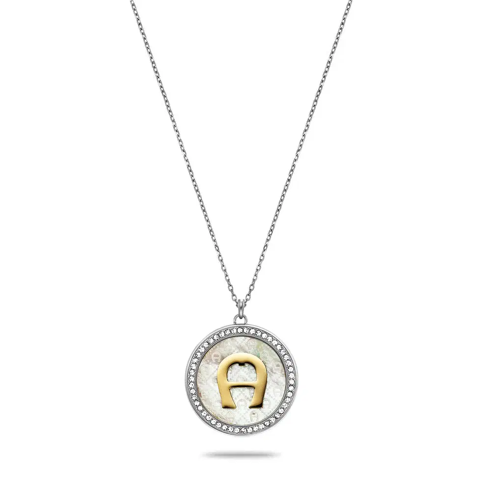 Aigner BRUNELLA Silver Gold Ladies Long Necklace