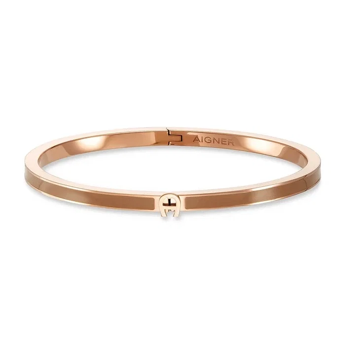 Aigner GIA Rose Gold Ladies Small Bangle