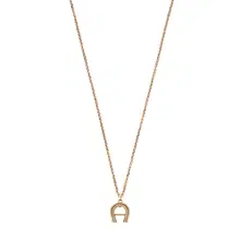 Aigner Luna Short Necklace Rose Gold Women