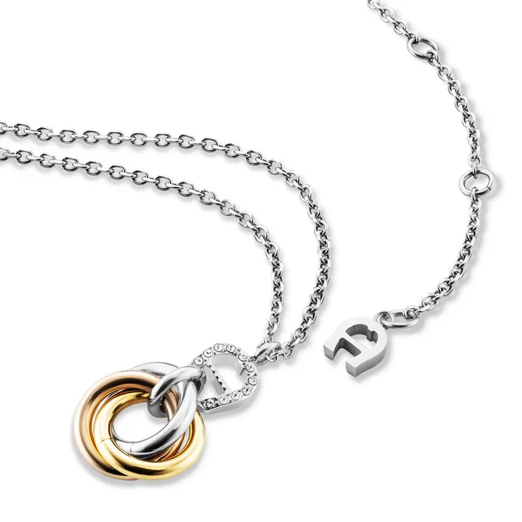 Aigner BELORA Short Necklace for Women Silver Tone