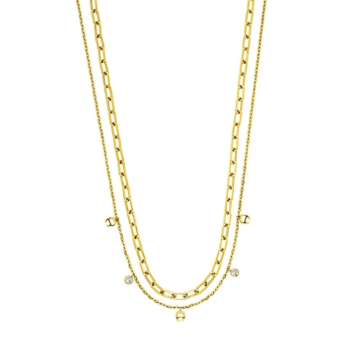 Aigner Joya Short Necklace Gold Women