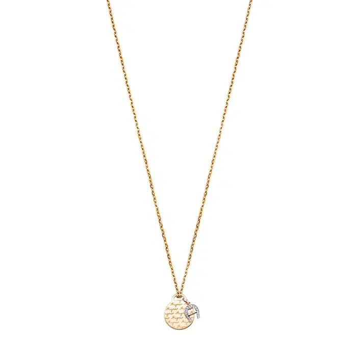 Aigner Elisa Short Necklace Rose Gold Women