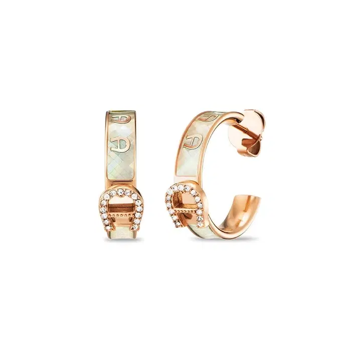 Aigner Zora Ladies Earrings Rose Gold Women