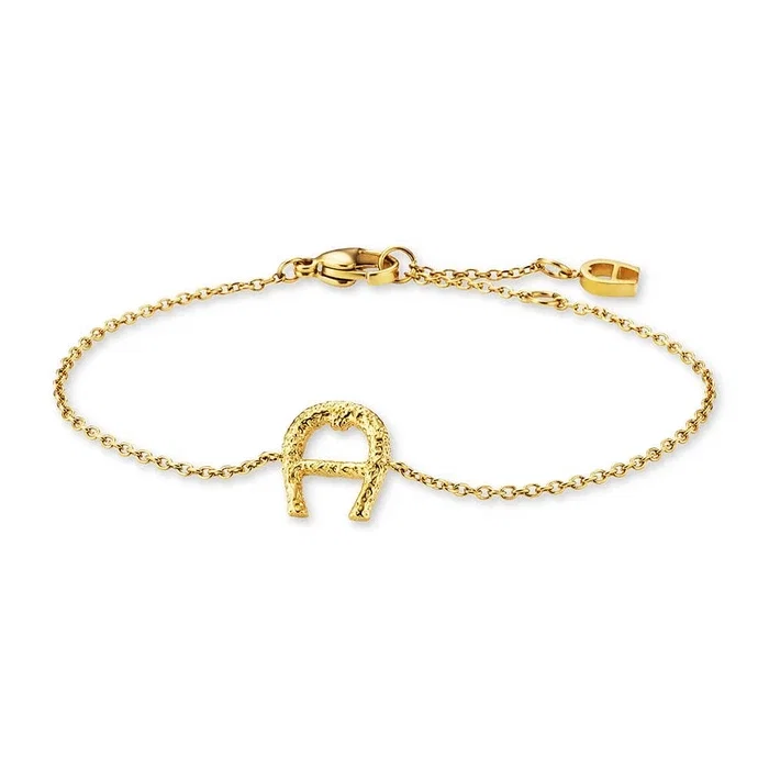 Aigner Vera Bracelet for Women Gold Logo Chain Bracelet
