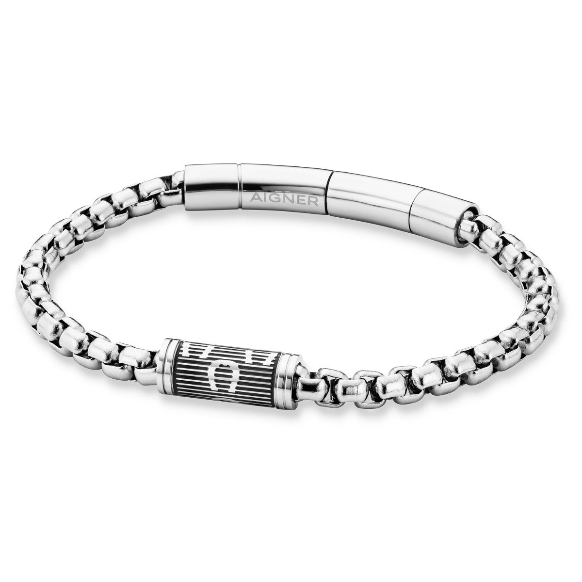 Aigner Dino Men's Silver Bracelet