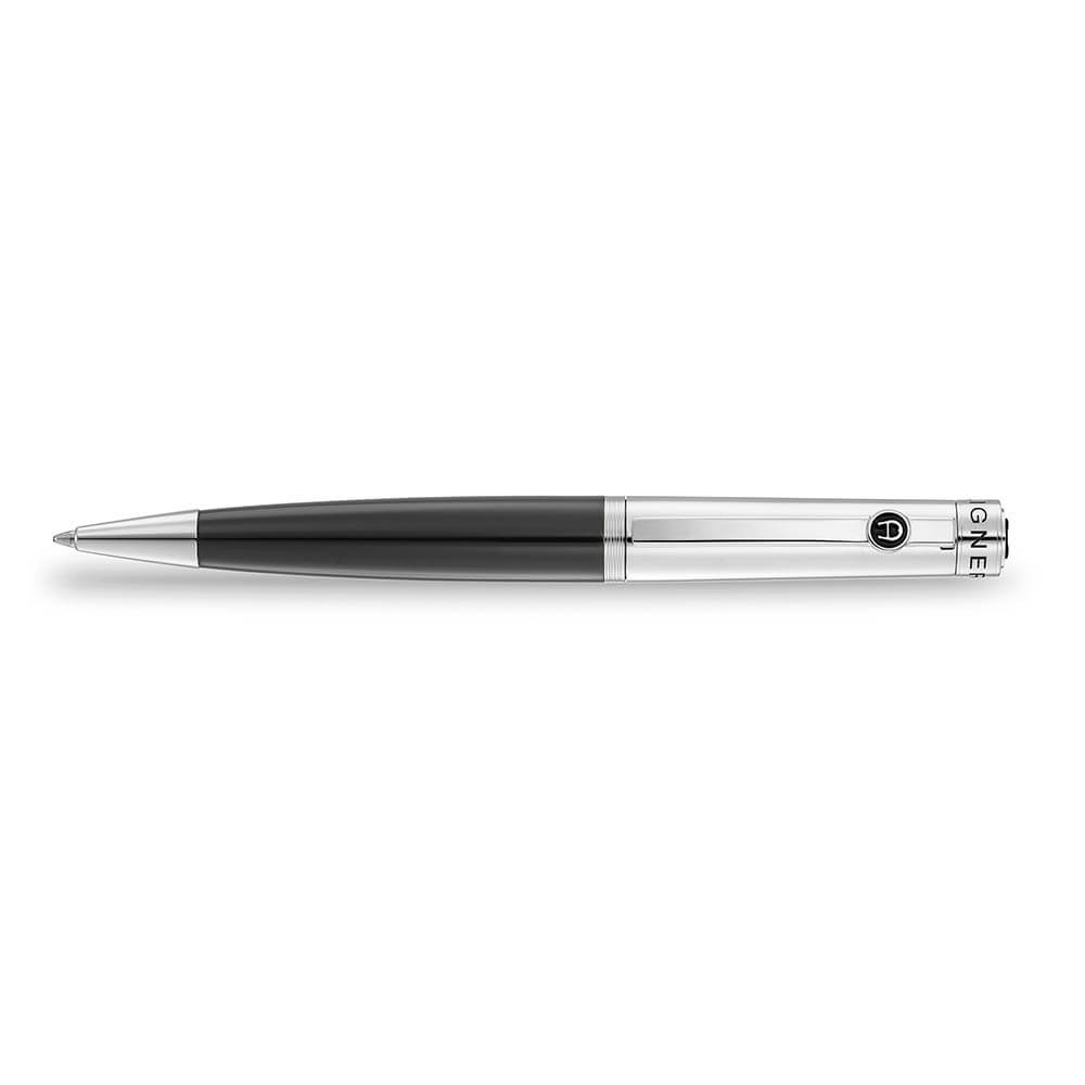Aigner ballpoint pen for gent steel black with silver 