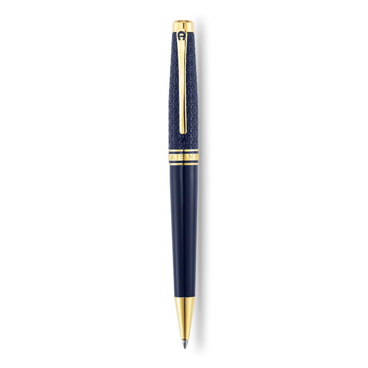 Aigner GRAZIOSO Ballpoint Pen - Navy Blue and Gold 