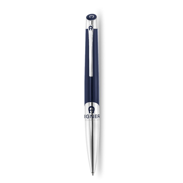 Aigner SOLIDO Blue and Silver Ballpoint Pen