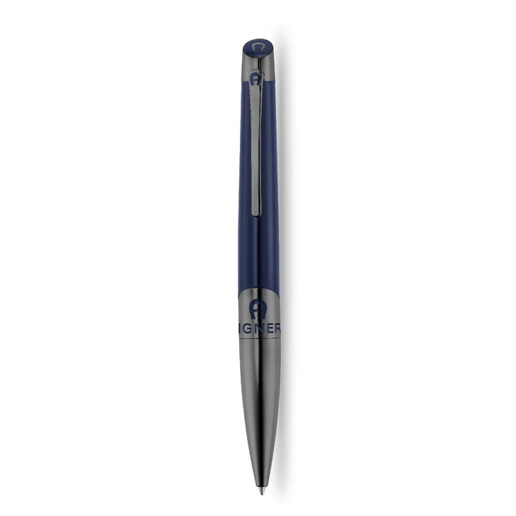 Aigner SOLIDO Blue and Gunmetal Ballpoint Pen