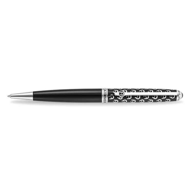 Aigner Monogram Black Ballpoint Pen