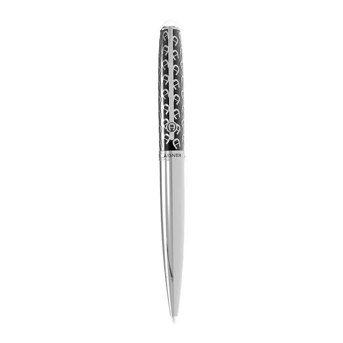 Aigner Eleganza Ballpoint Pen Silver & Black