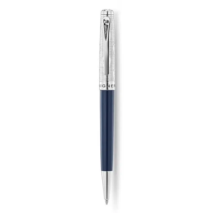 Aigner Blue and Silver Men Ballpoint Pen