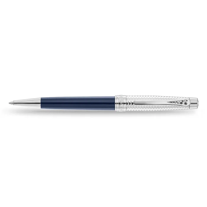 Aigner Blue & Silver Ballpoint Pen