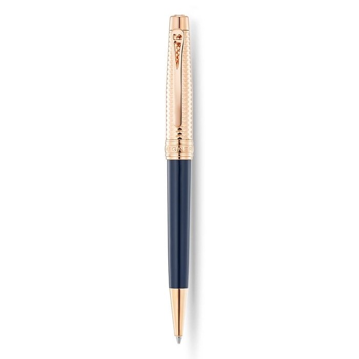 Aigner Navy Blue & Rose Gold Pen