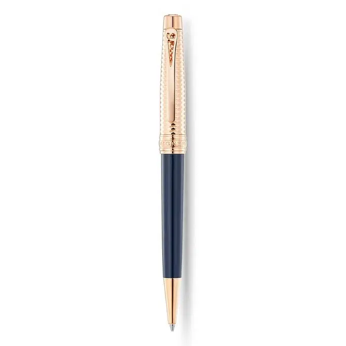 Aigner Navy Blue & Rose Gold Pen