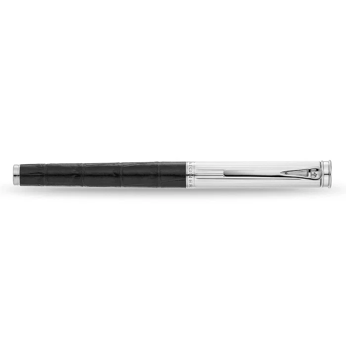 Aigner Luxury Black & Silver Signature Pen