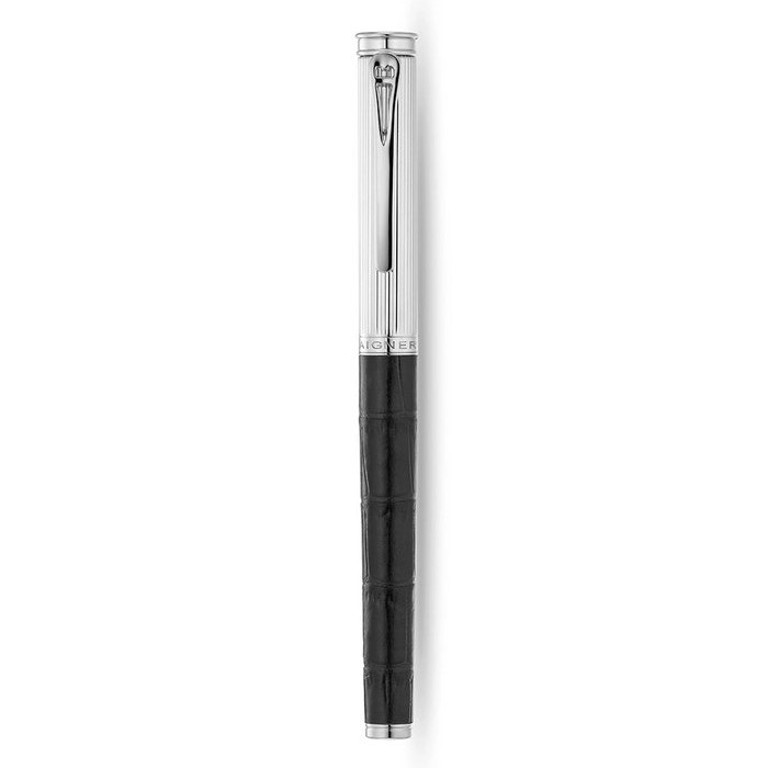 Aigner Luxury Black & Silver Signature Pen