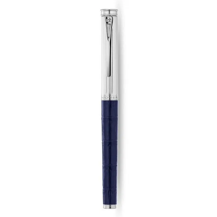 Aigner Luxury Blue & Silver Signature Pen