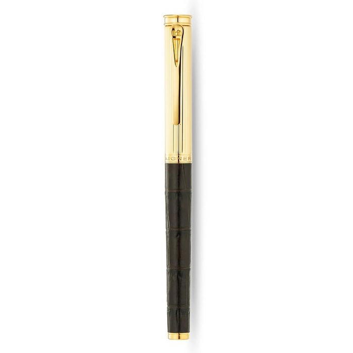 Aigner Luxury Black & Gold Signature Pen