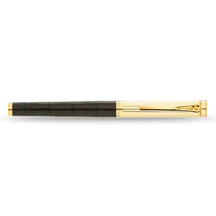 Aigner Luxury Black & Gold Signature Pen