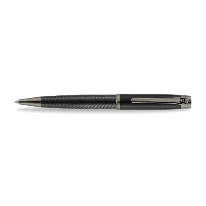 Aigner Albano Black & Grey Ballpoint Pen for Men