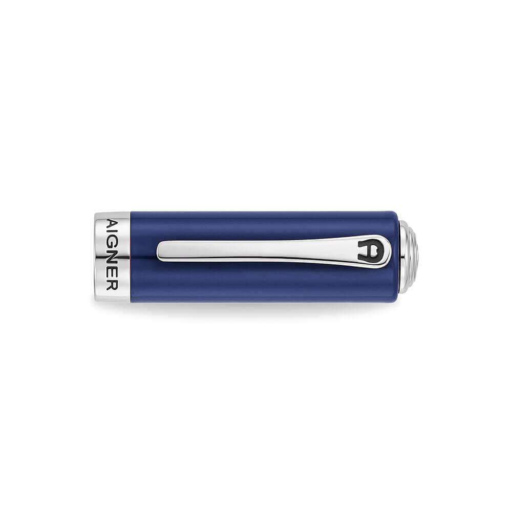 Aigner Cavallo Fountain Pen Blue and Silver