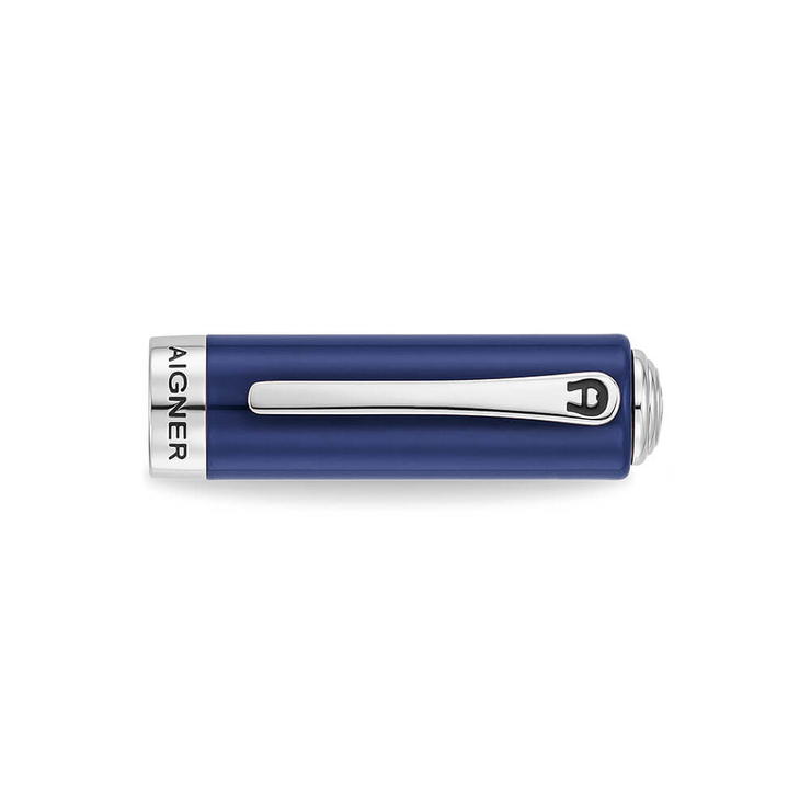 Aigner Cavallo Fountain Pen Blue and Silver
