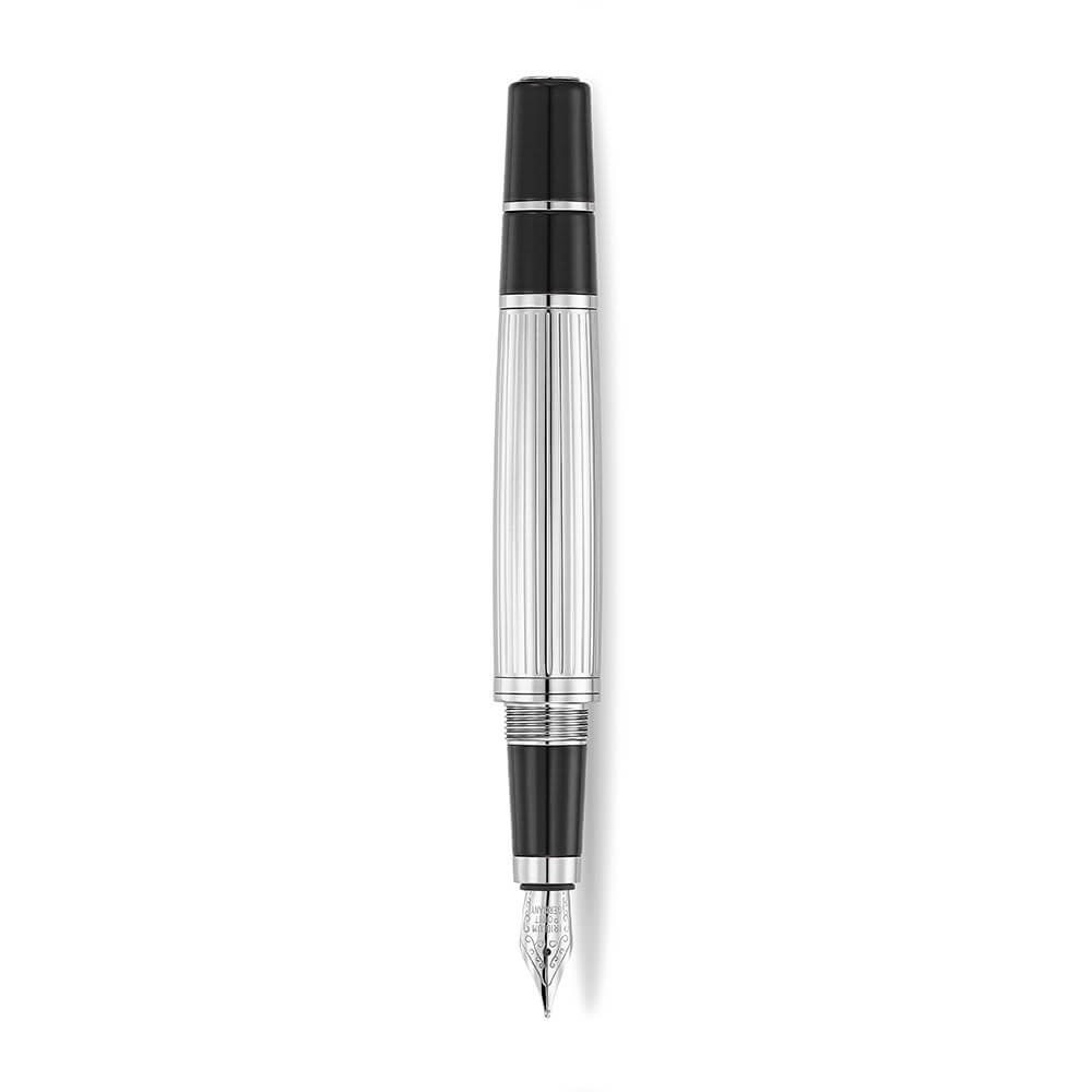 Aigner Cavallo Fountain Pen Black and Silver