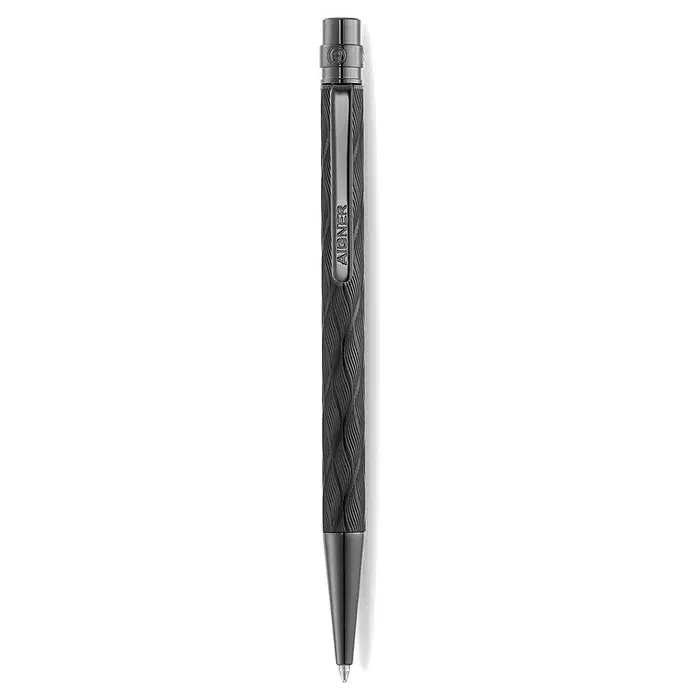 Aigner Antonio Ballpoint Pen for Men leather Gunmetal