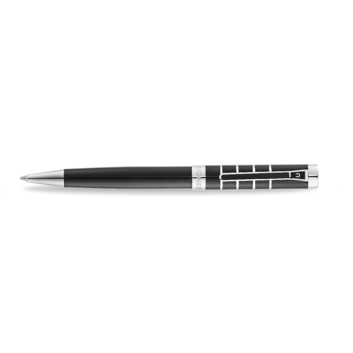 Aigner Black & Silver Ballpoint Pen For Men
