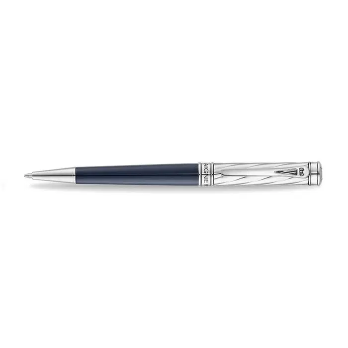 Aigner Modeno Due Ballpoint Pen for Men Blue & Silver