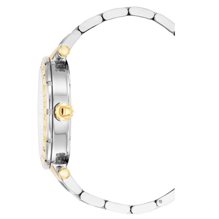 Aigner VIGEVANO men watch steel gold with green