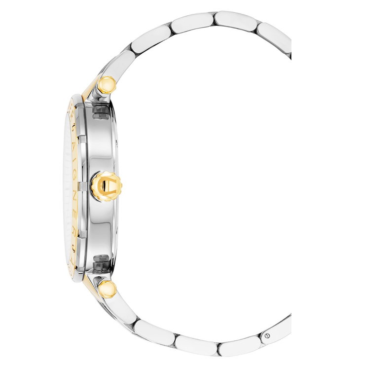 Aigner VIGEVANO men watch steel gold with green