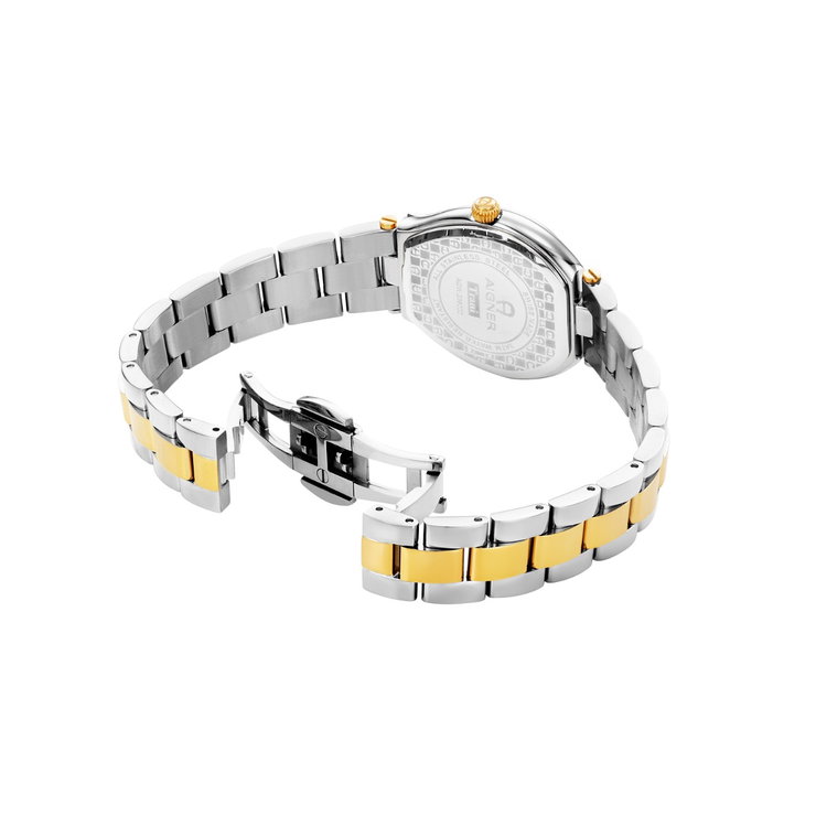Aigner TRANI ladies watch stainless steel silver , Gold