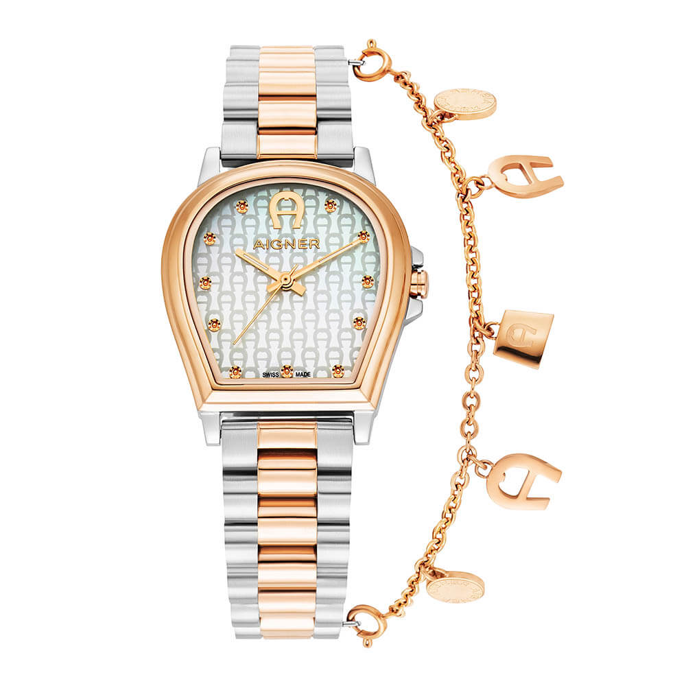 Aigner ALBA Ladies Watch – Rose Gold & Silver