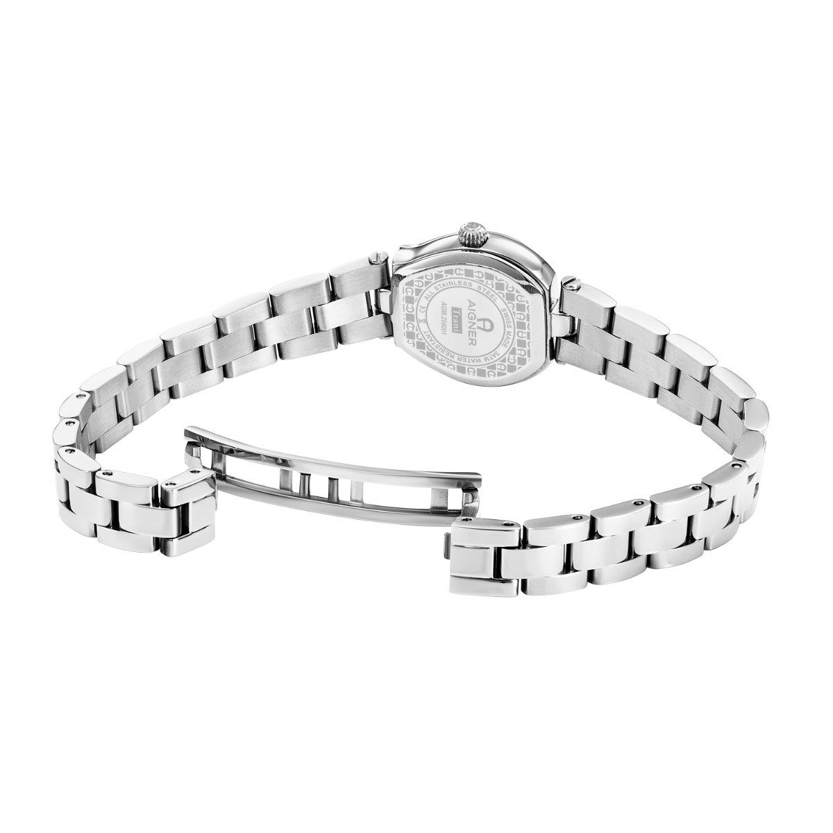 Aigner TRANI ladies watch stainless steel silver , Mop
