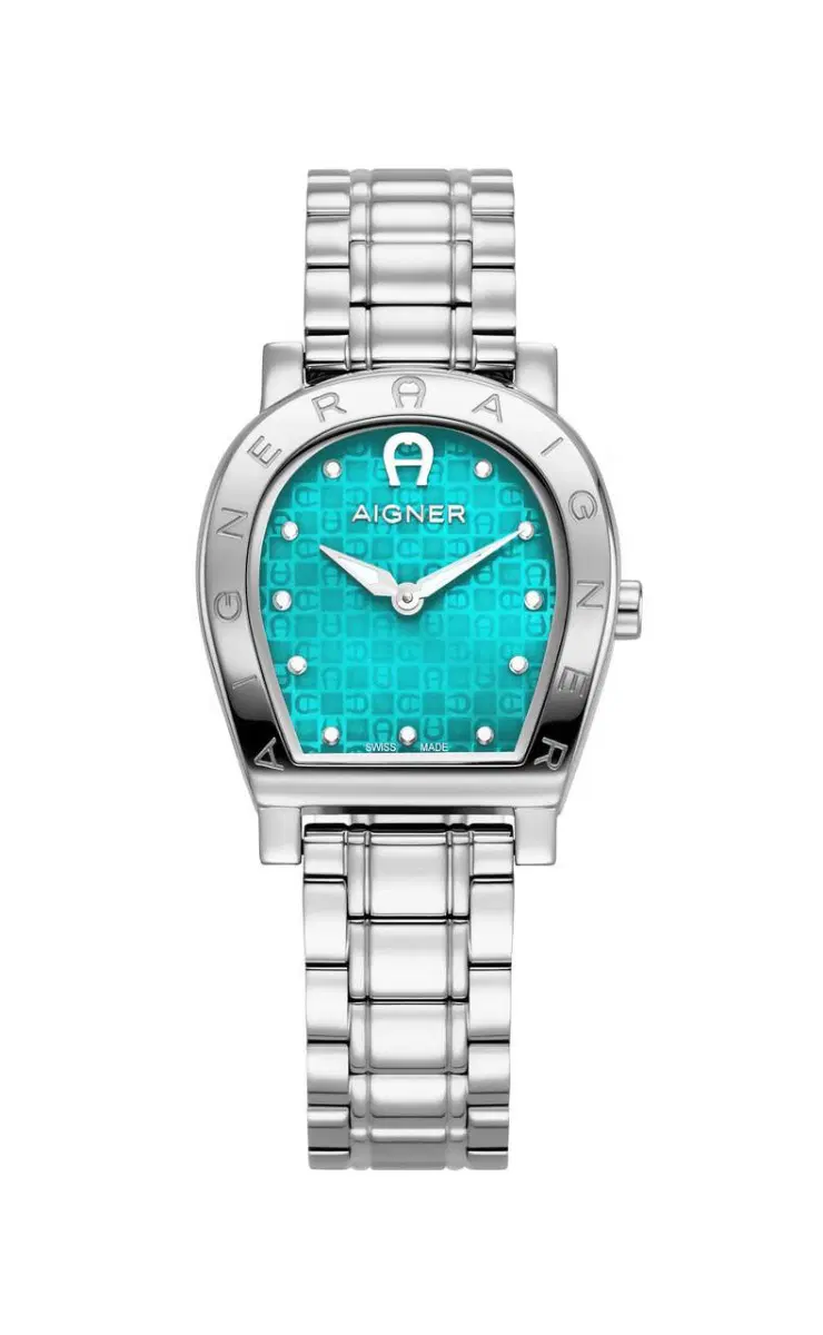 Aigner Daiana Men Watch Silver Green