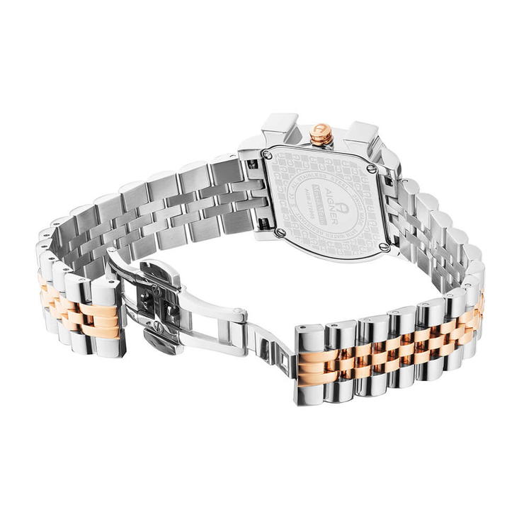 Aigner Massa Meno Women Watch Two Tone Silver