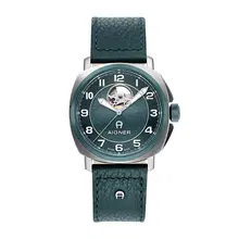 ساعة اجنر كافالو الاوتوماتيكية الرجالية باللون الاخضر